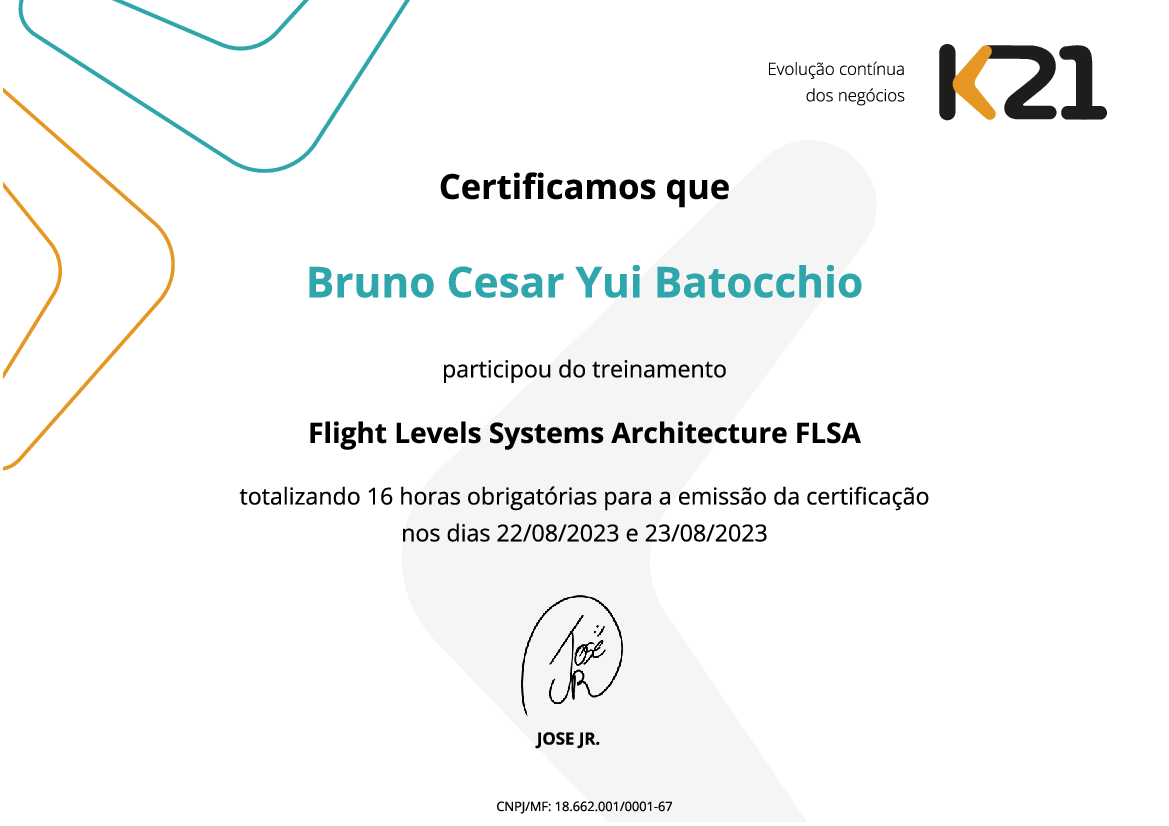Certificado K21